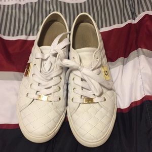 Guess white shoes